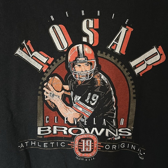 Vintage Cleveland Browns Bernie Kosar Crewneck - M - Picture 2 of 4
